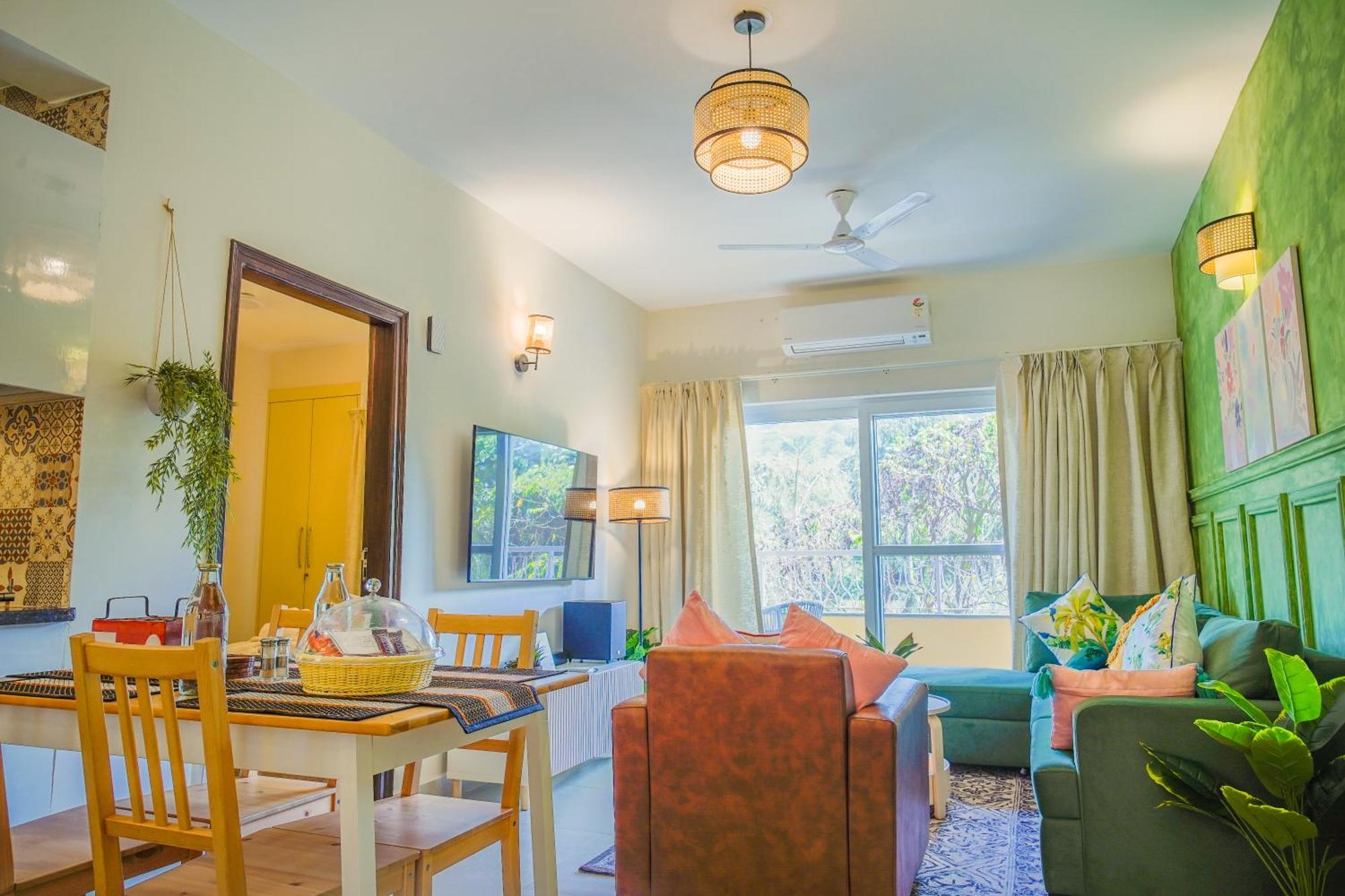 Alaya Stays 1 Bhk With Balcony & Pool - Veera Marina Candolim Exteriér fotografie